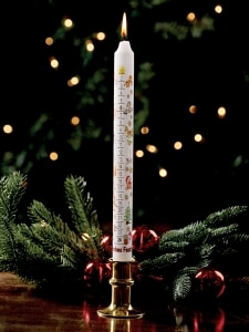 Christmas Countdown Candle - Holiday Advent Candles