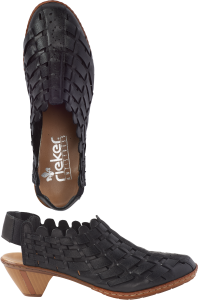 Rieker Sandals for Women | Woven Leather Slingbacks