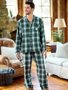 Mens Flannel Sleepwear | Flannel Pajamas