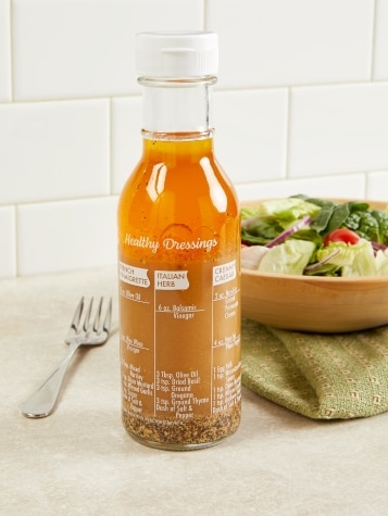 Salad Dressing Mixer Bottle