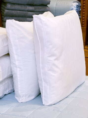 Flat Bed Pillows - Slender Pillow for Stomach Sleepers