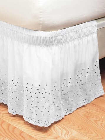 Wrap Around Dust Ruffle | Decorative Bed Skirt