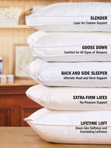 Natural Latex Foam Hypoallergenic Bed Pillow