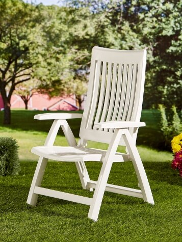 Durable Outdoor Resin Multi-Position Chair
