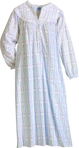 Lanz of Salzburg Flannel Nightgown - Tyrolean Print