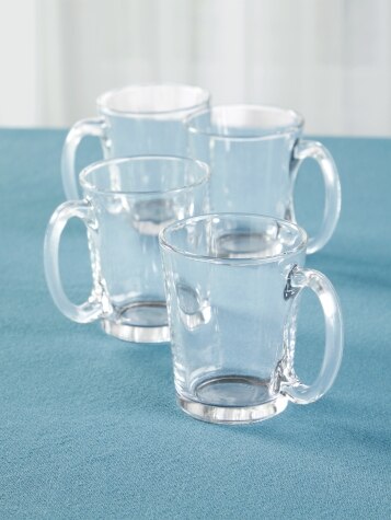 Clear Glass Coffee Mugs