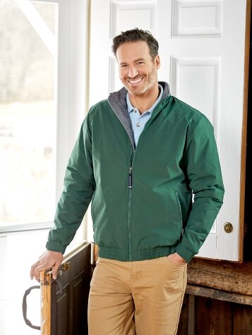 Mens Three Season Fleece Jacket | Nylon Fleece Outerwear