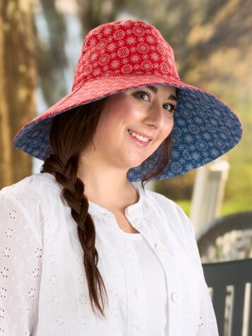 Wide Brim Sun Hat | Sun Hats for Women | Americana Hat