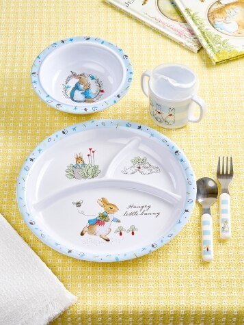 Five-Piece Peter Rabbit Dinnerware Set | Melamine Dish Sets