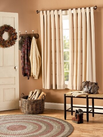 Tab-Top Insulated Curtains | Thermal Drapes Made With Cotton