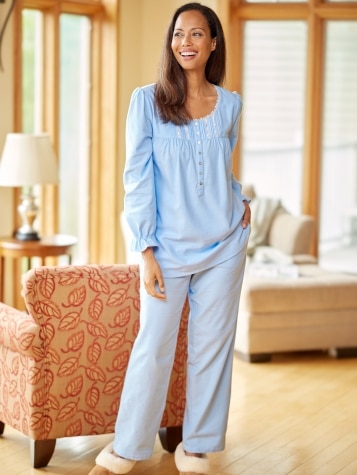 Flannel Pajama Set | Ella Simone Sleepwear | Flannel Pajamas