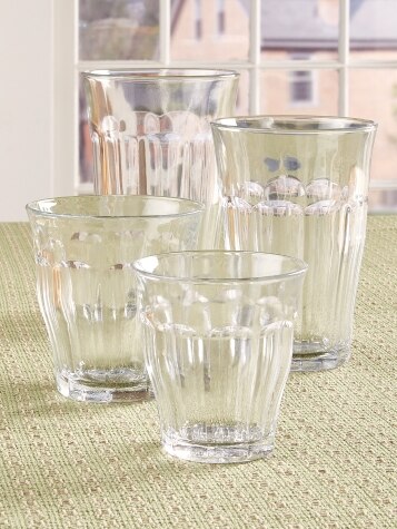 Picardie Glass Tumblers | Tempered Drinking Glasses | Set of 6