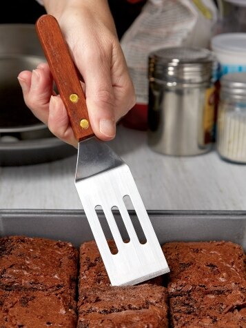 Mini SPATULA Stainless Steel with Wooden Handle Scraper Turner – Health  Craft