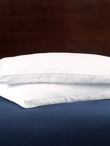Flat Bed Pillows - Slender Pillow for Stomach Sleepers