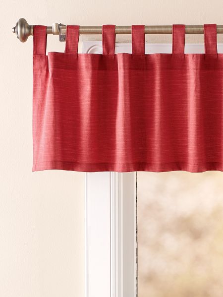 Weaver's Cloth Tab Top Window Valance | Vermont Country Store