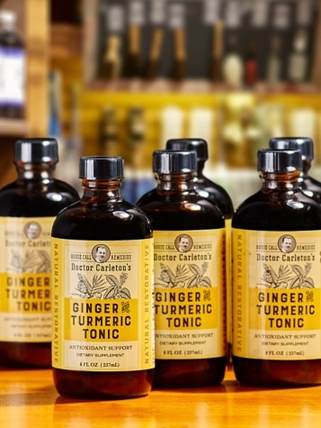 Ginger and Turmeric Tonic, 8 oz. Bottle