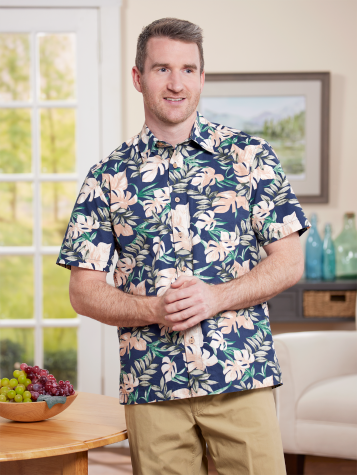 Orton Brothers Tropical Getaway Short Sleeve Cotton Shirt