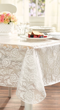 Heavy-Duty Printed Oilcloth Tablecloth