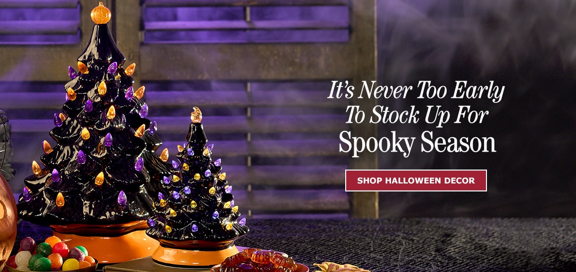 It's Never Too Early to Stock Up for Spooky Season. Shop Halloween Decor