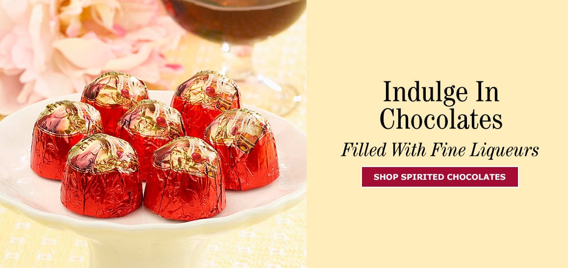 Indulge in Chocolates Filled With Fine Liqueurs. Shop Spirited Chocolates